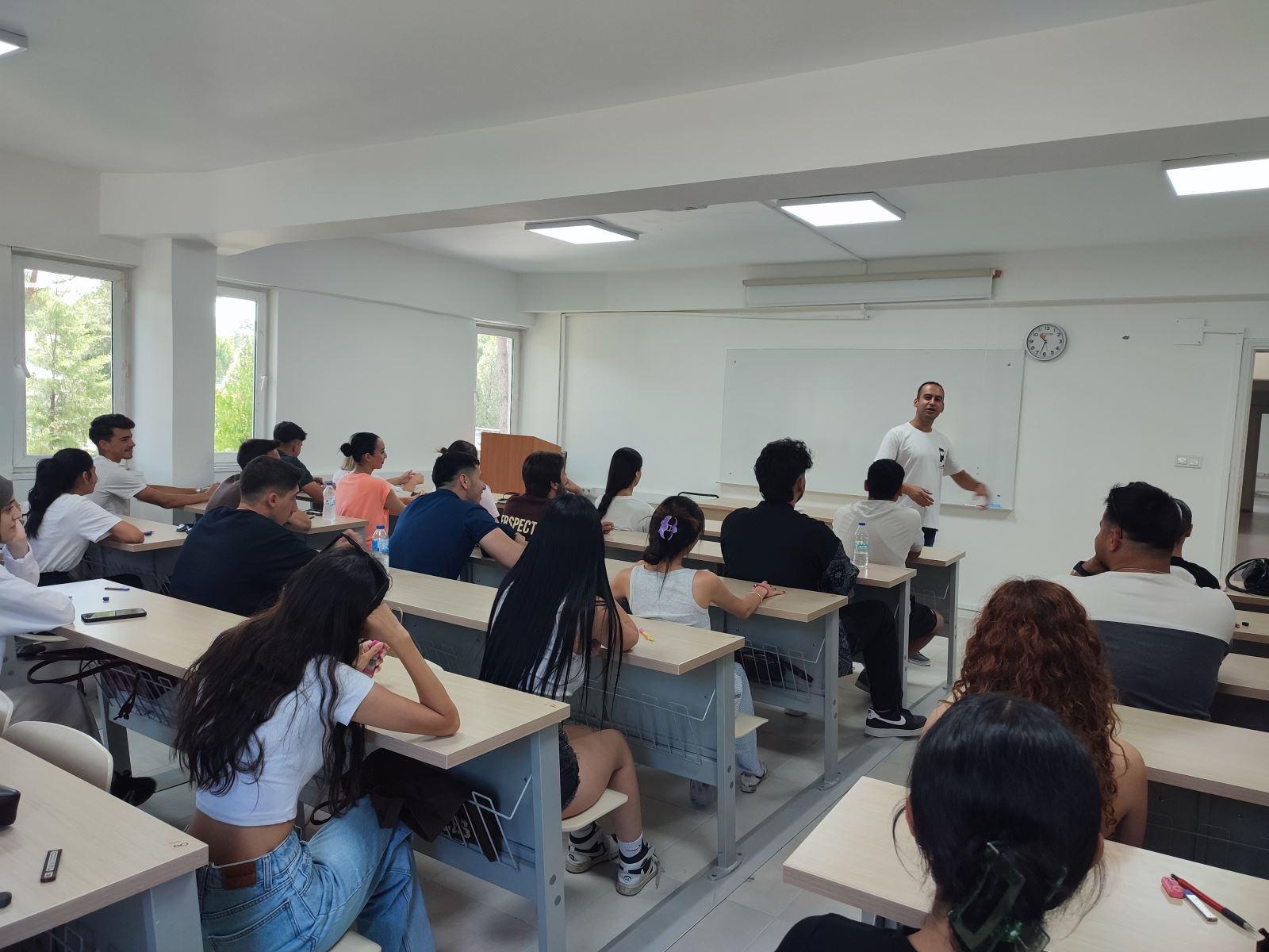 Students were informed about the requirements and procedures of the graduation process.